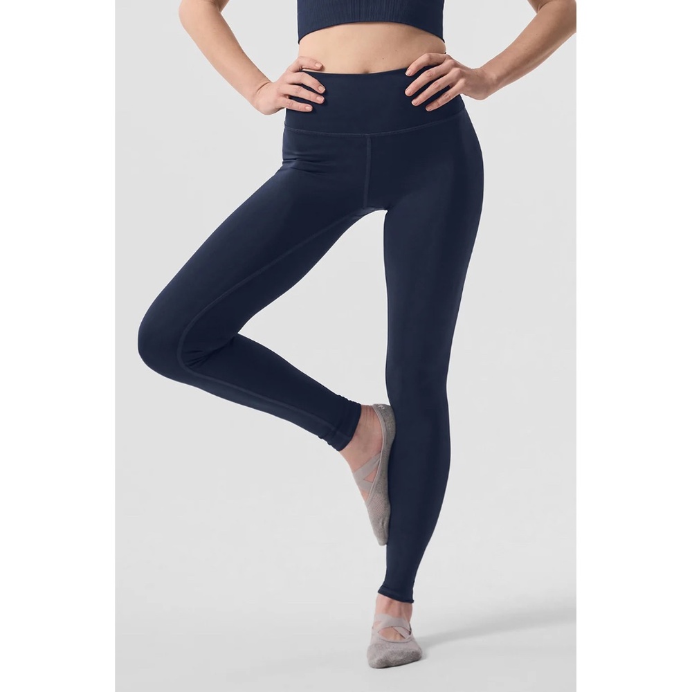 Alo Yoga High-Waist Airlift Legging - Navy - Medium (NWT)